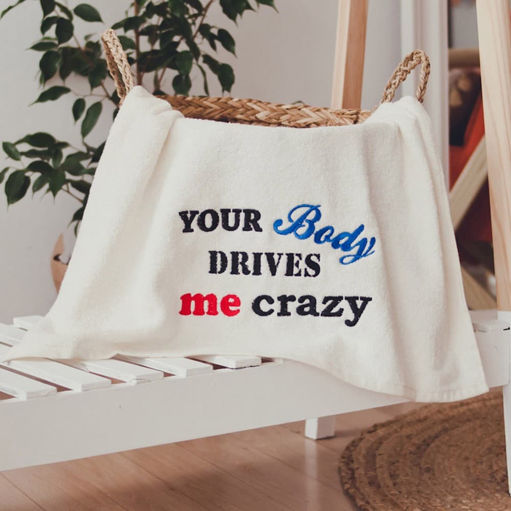 Рушник з вишивкою Crazy