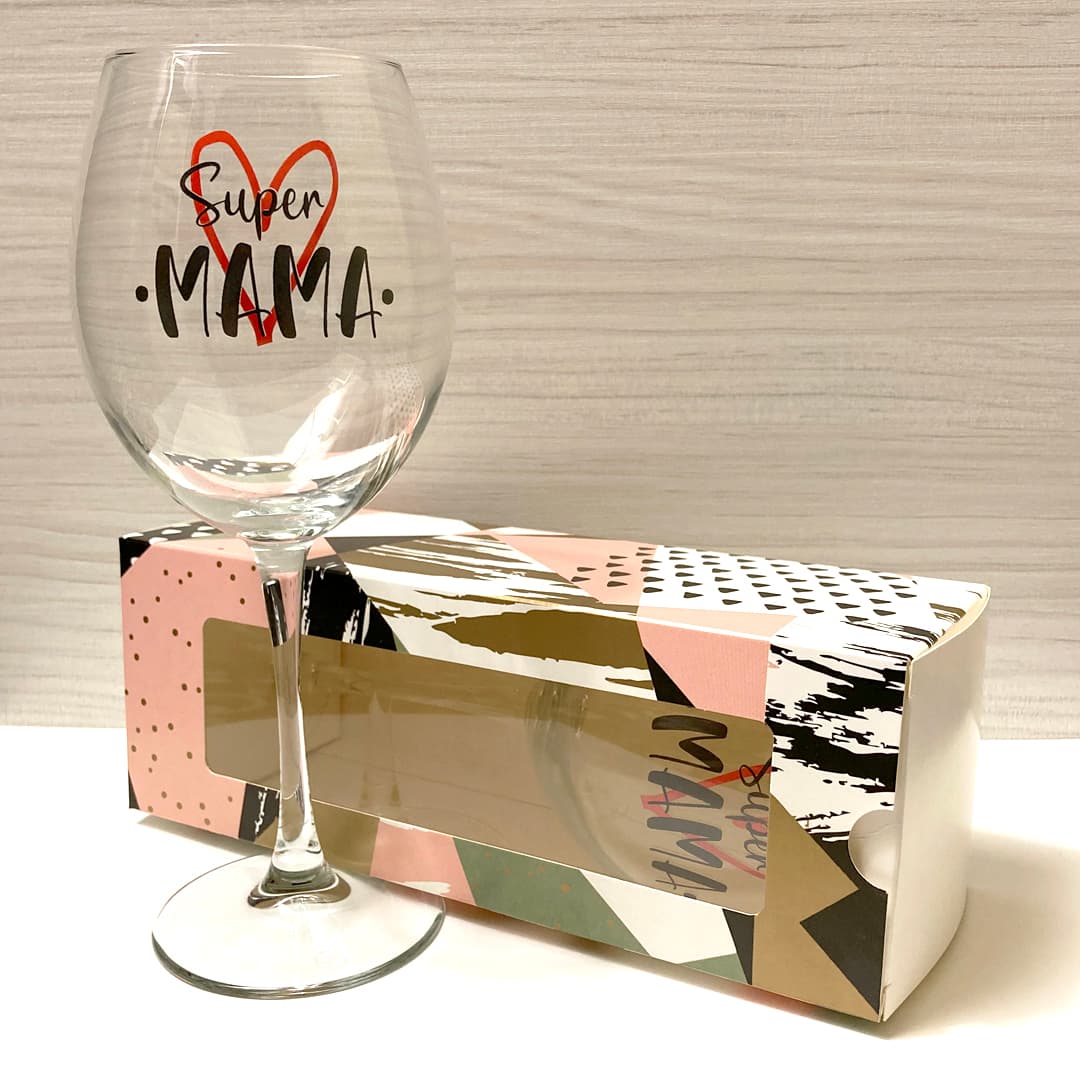 Келих Super мама звичайна ніжка