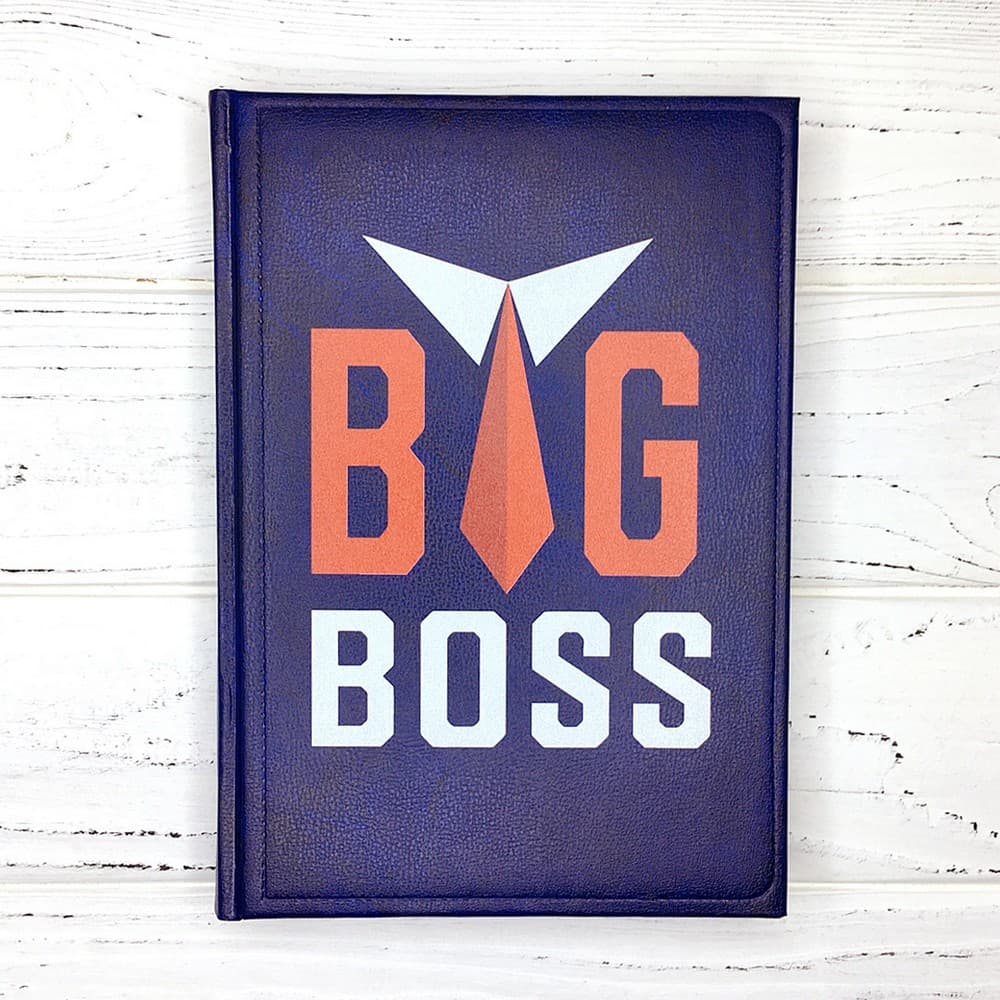 Блокнот А5 кожзам Big Boss