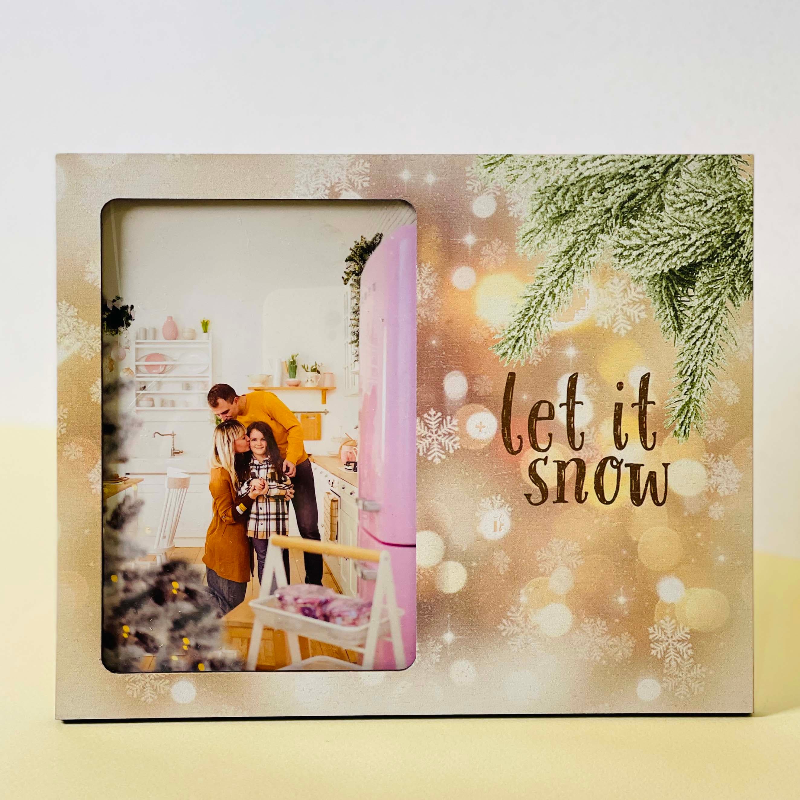 Рамка 10х15 Let it snow