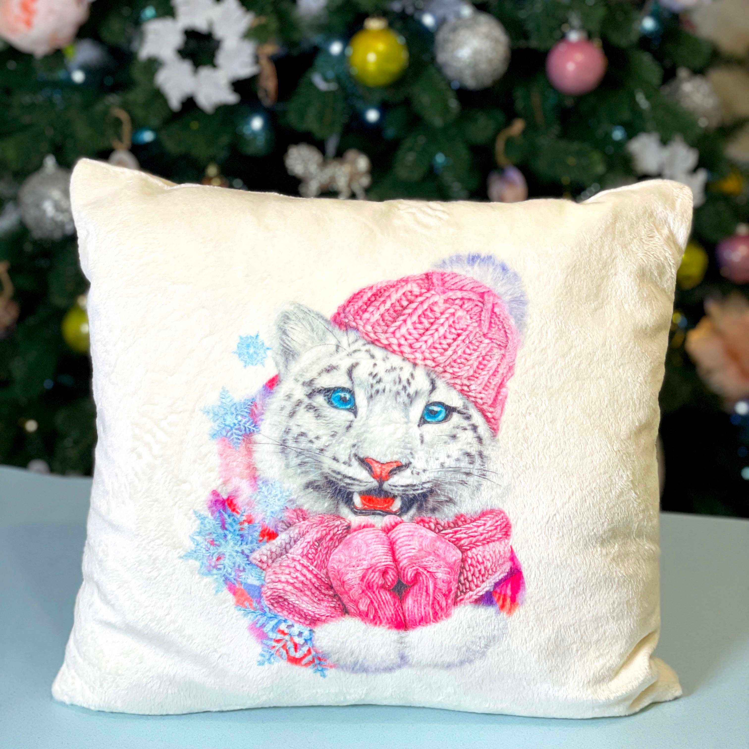 Подушка Велюр Новорічна